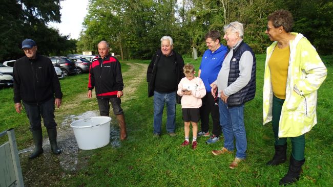 ETANG FORTE MAISON : REMPOISSONNEMENT AVEC L'AMICALE DES PÊCHEURS